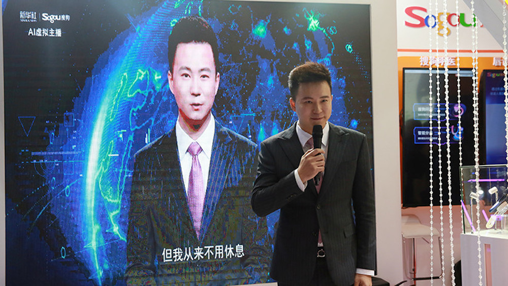 China creó presentador de noticias con inteligencia artificial