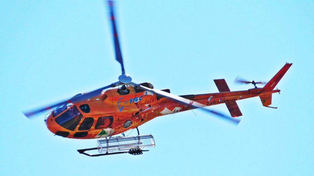 ¿Conoces las actividades que pueden realizar los helicópteros?