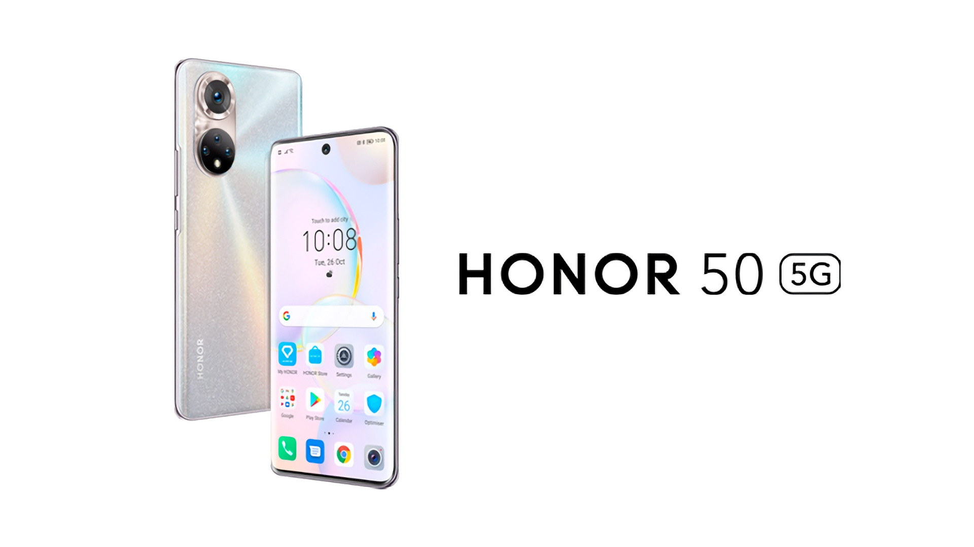 Teléfonos Honor 50 estarán equipados con los Google Mobile Services