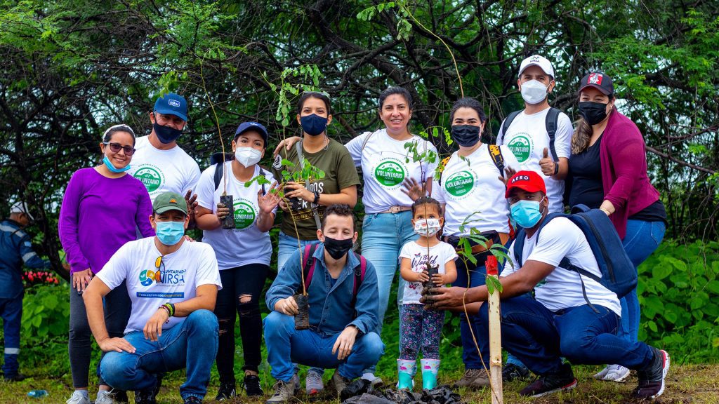 Nirsa participó en jornada de reforestación