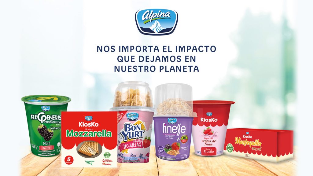 Alpina presenta sus primeros empaques biodegradables