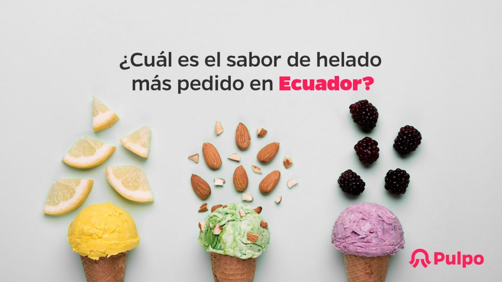 App delivery PULPO.ec consumo helados PedidosYa