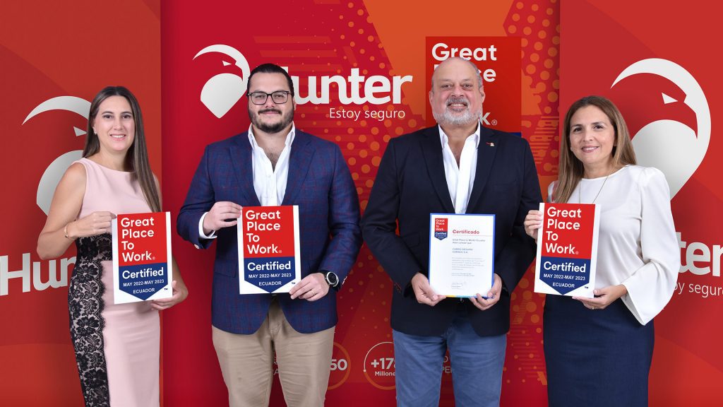 Hunter obtiene la certificación Great Place to Work