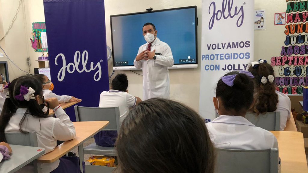 JOLLY capacita a estudiantes en bioseguridad