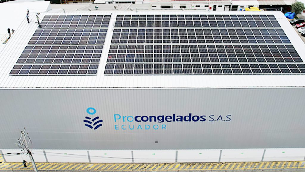 Procongelados instala su propio sistema fotovoltaico