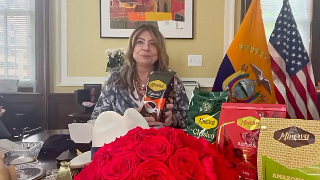 Productos de Café Minerva llegan a la Embajada de Ecuador en EEUU