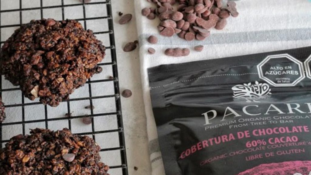 Snacks con chocolate para las loncheras