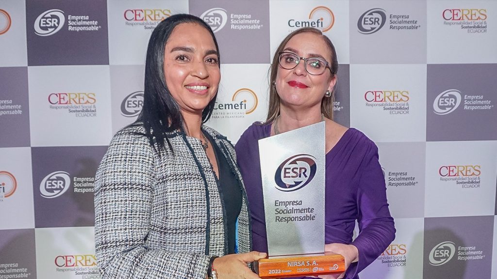NIRSA recibió por segundo año consecutivo el Distintivo ESR®