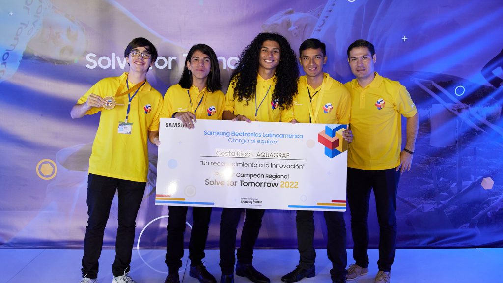 Costa Rica ganó concurso regional Solve for Tomorrow