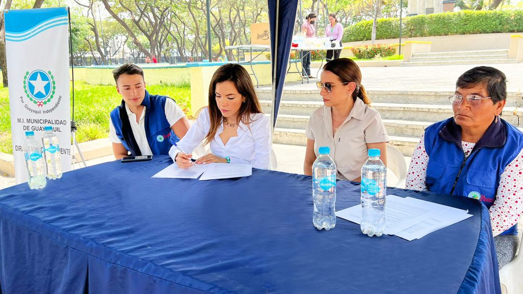 Convenio para promover el reciclaje inclusivo
