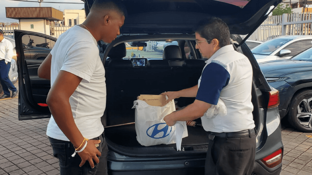 Hyundai impulsa la entrega de repuestos con fundas biodegradables