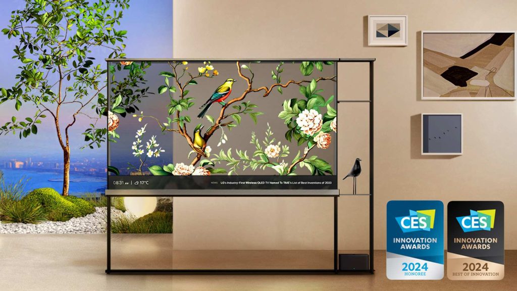 OLED transparente inalámbrico
