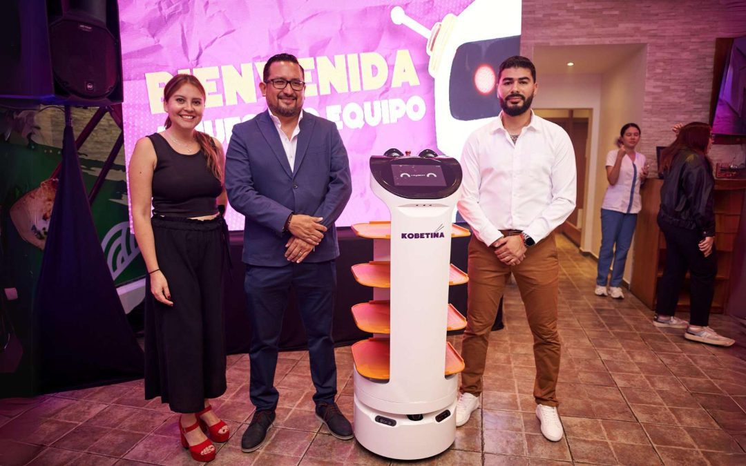 Kobetina, la mesera robot que sirve tu pedido