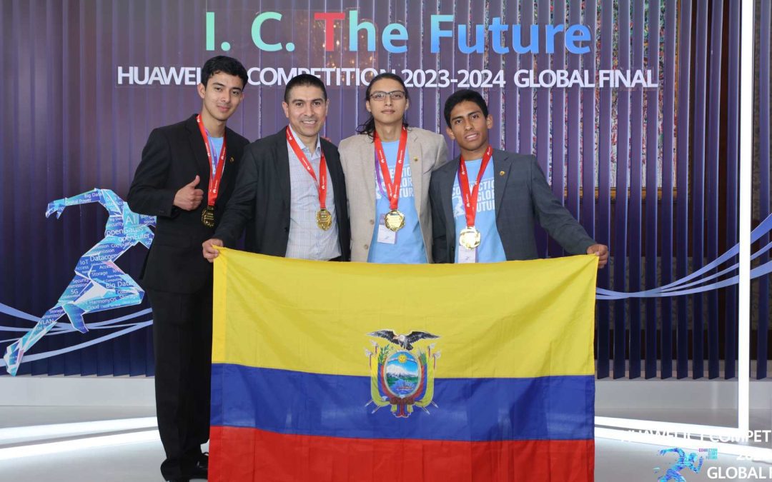 Ecuatorianos brillan en la final global de ICT Competition de Huawei