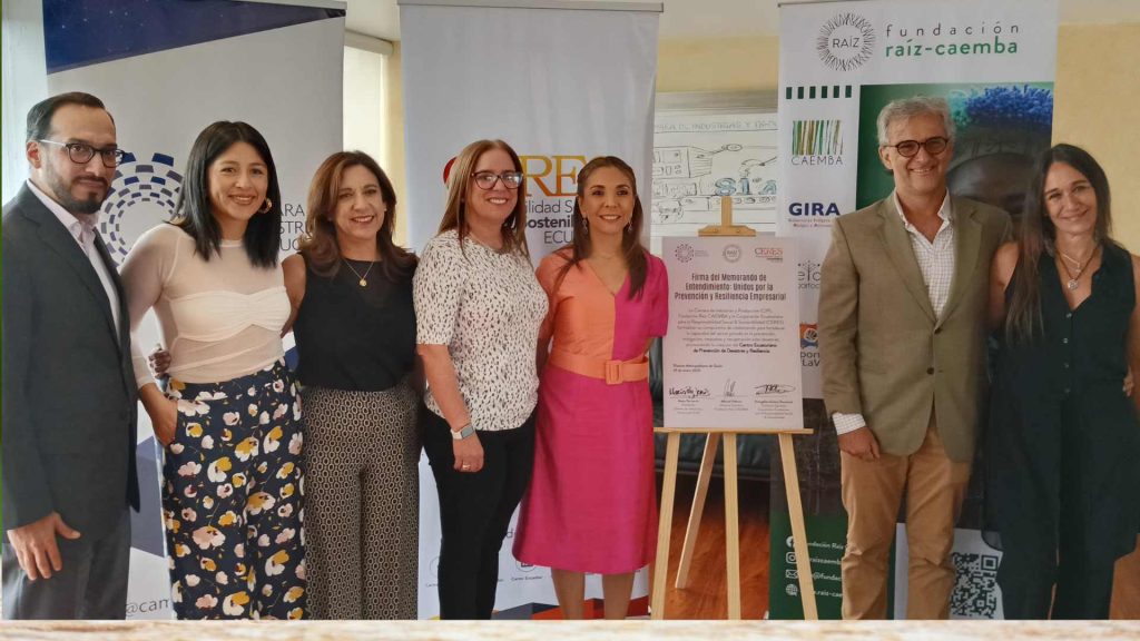 Centro Ecuatoriano de Prevención de Desastres y Resiliencia del Sector Privado.