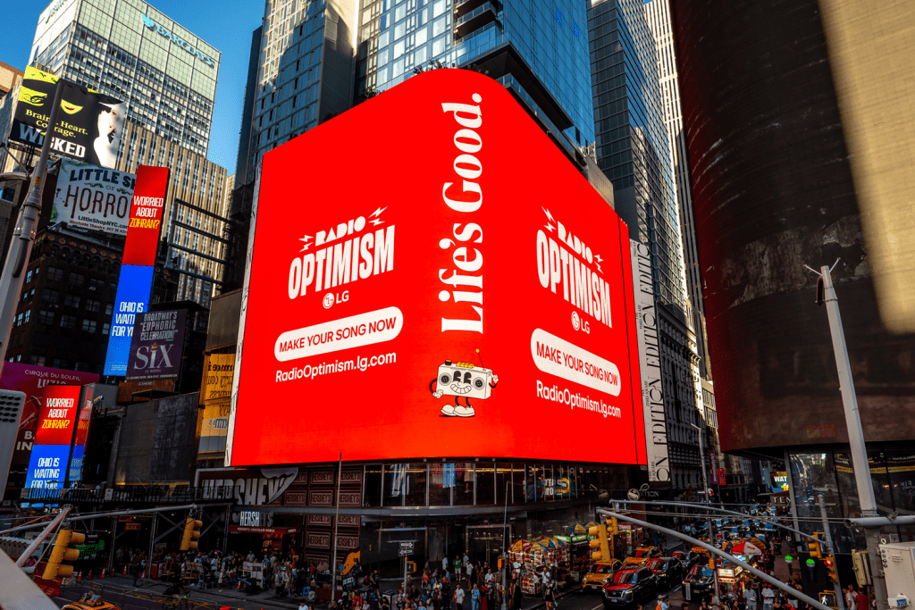 campaña “Radio Optimism” de LG