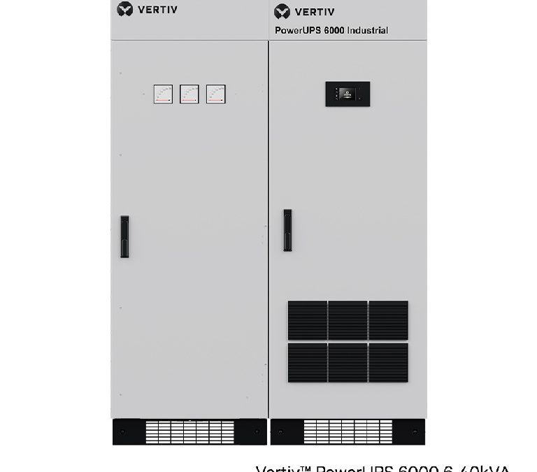 El nuevo UPS de Vertiv soporta calor extremo y polvo industrial