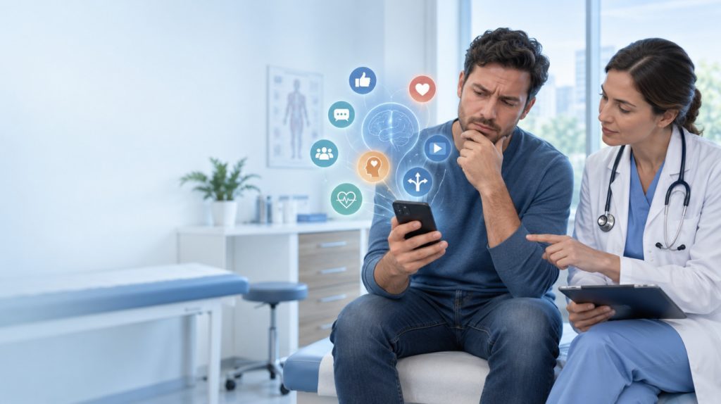 Cleveland Clinic: 4 de cada 10 hombres siguen tendencias de salud en redes sociales